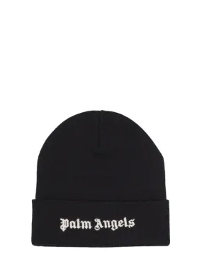 Palm Angels   Classic logo wool beanie 