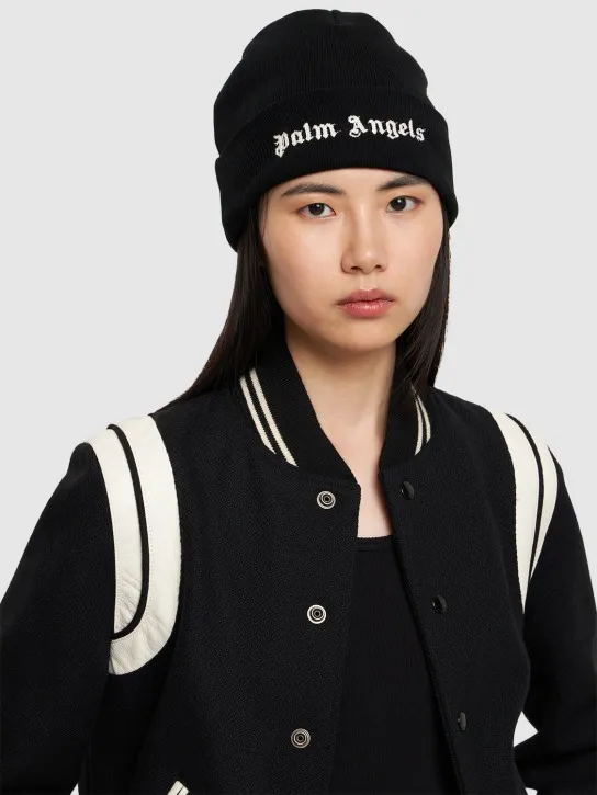 Palm Angels   Classic logo wool beanie 