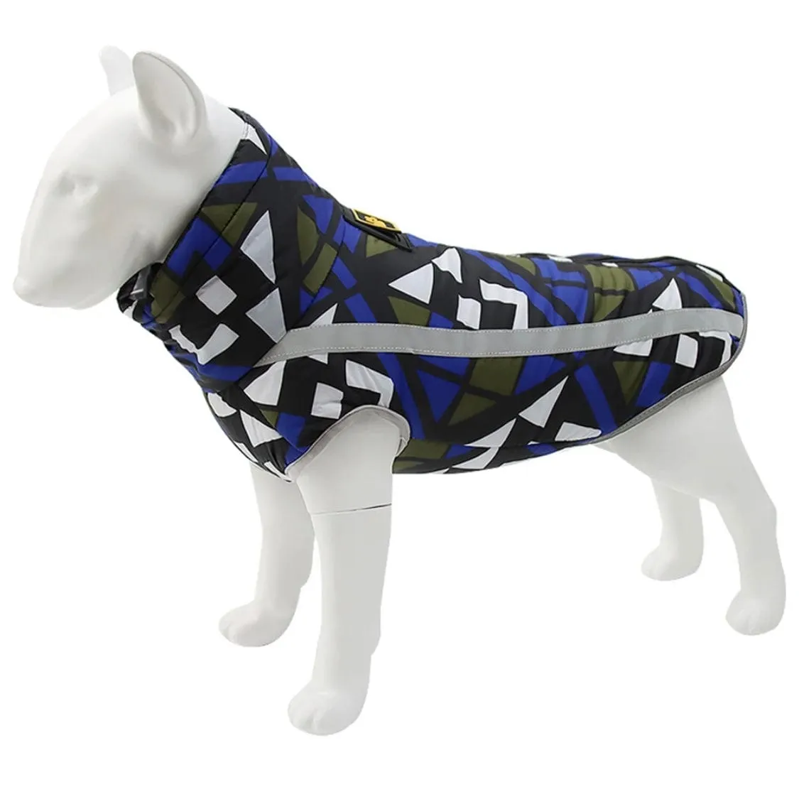 Patterned Vest With Retractable Collar