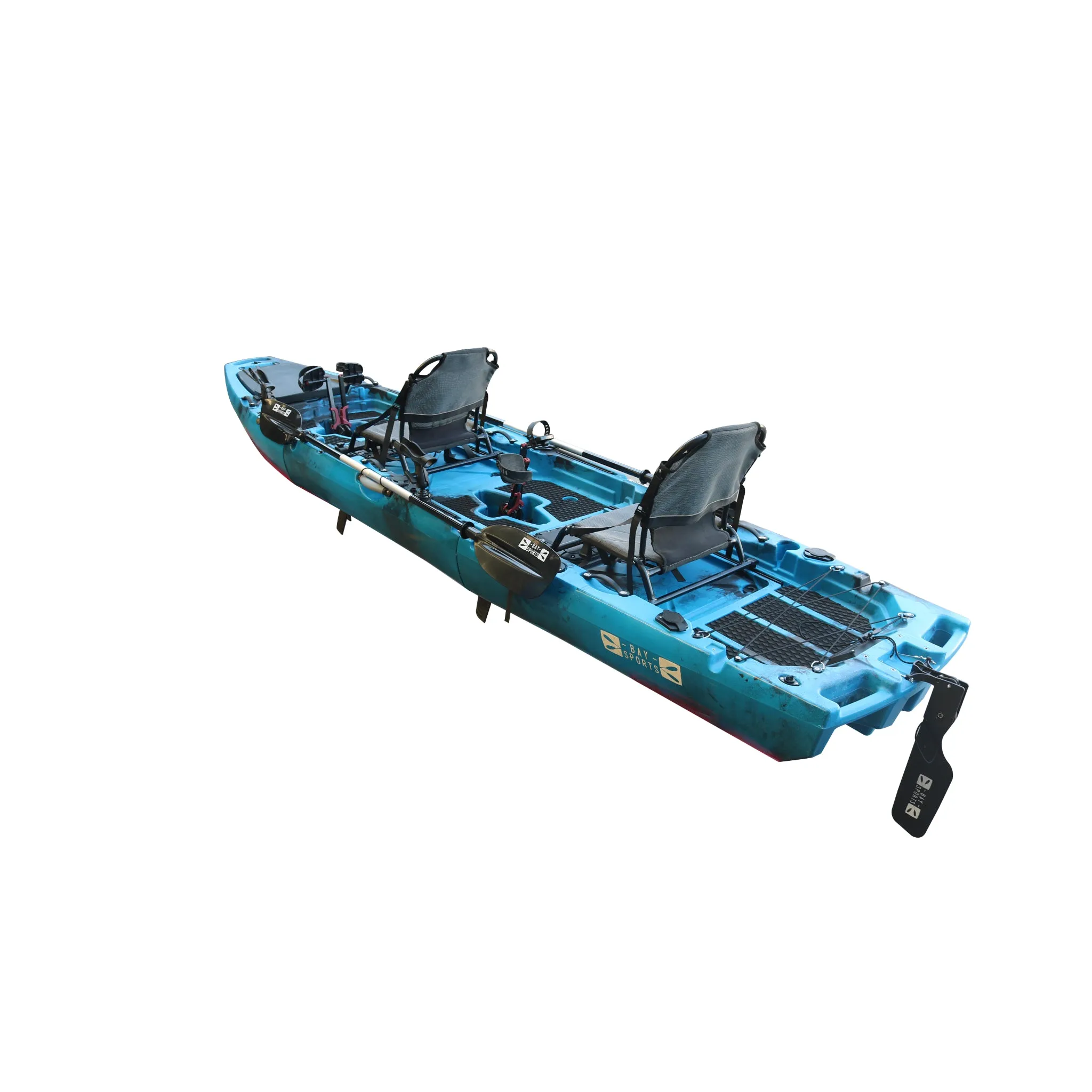 Pedal Pro Fish Modular - 4.2m Tandem Flap-Powered Fishing Kayak