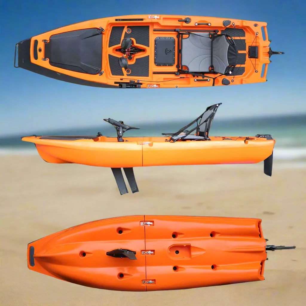 Pedal Pro Fish Modular - 4.2m Tandem Flap-Powered Fishing Kayak