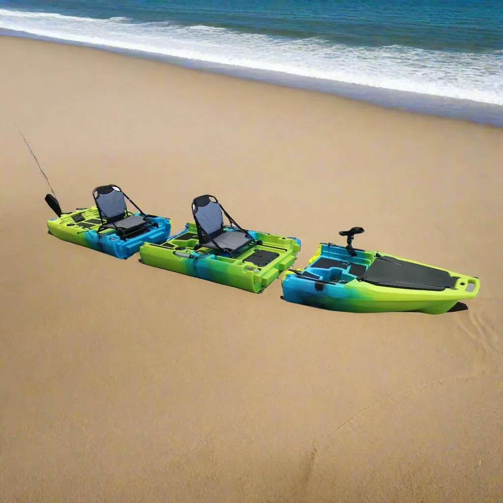 Pedal Pro Fish Modular - 4.2m Tandem Flap-Powered Fishing Kayak