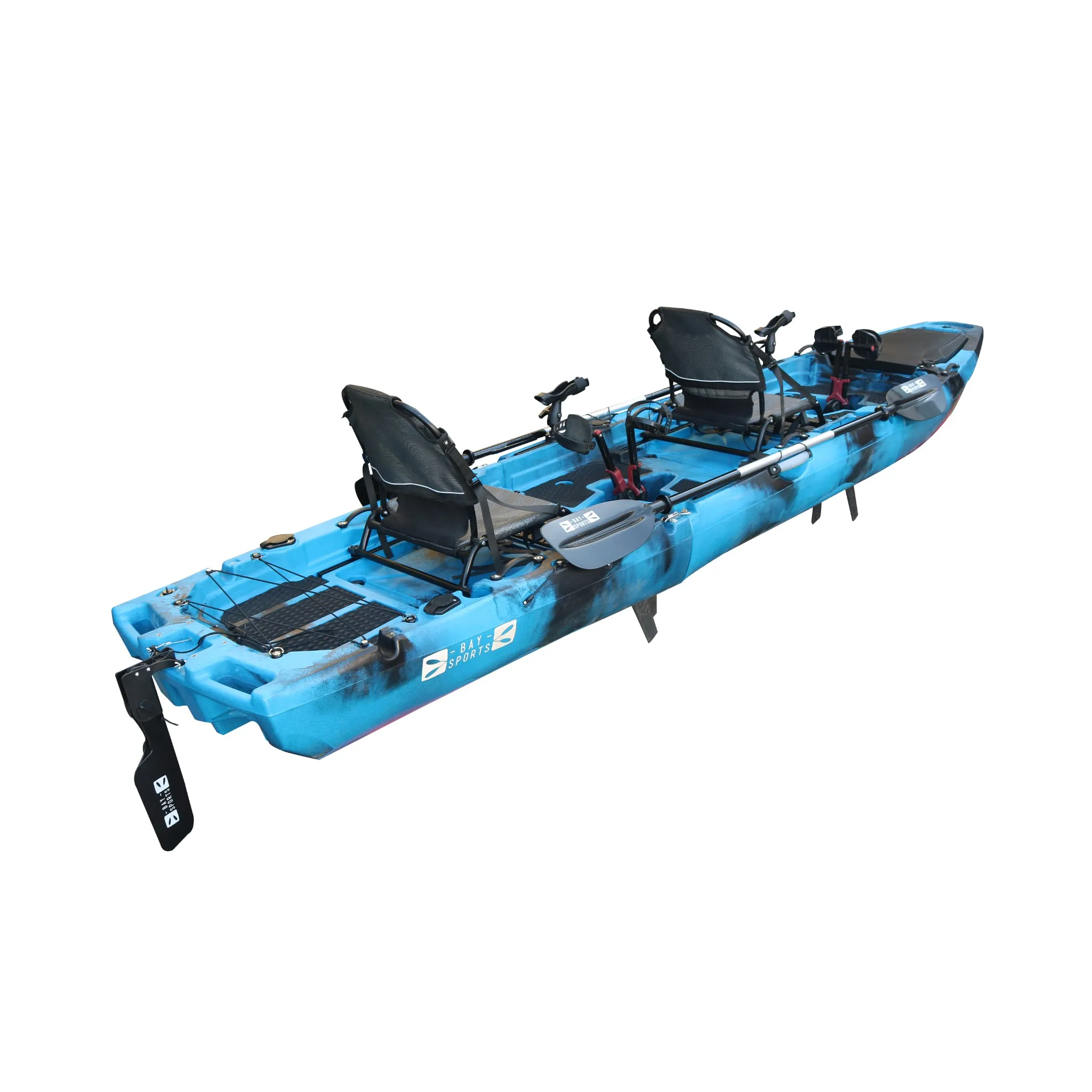 Pedal Pro Fish Modular - 4.2m Tandem Flap-Powered Fishing Kayak