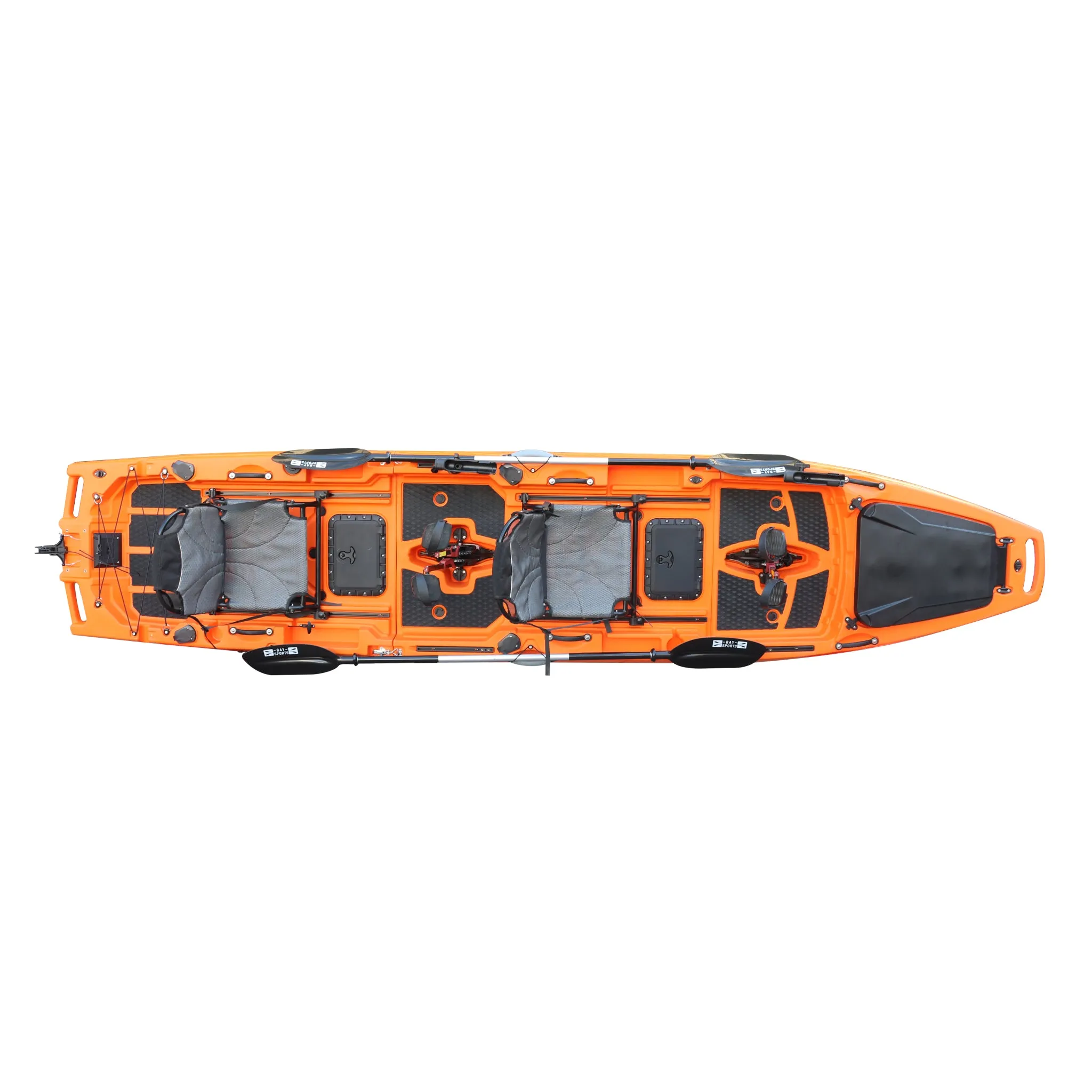 Pedal Pro Fish Modular - 4.2m Tandem Flap-Powered Fishing Kayak