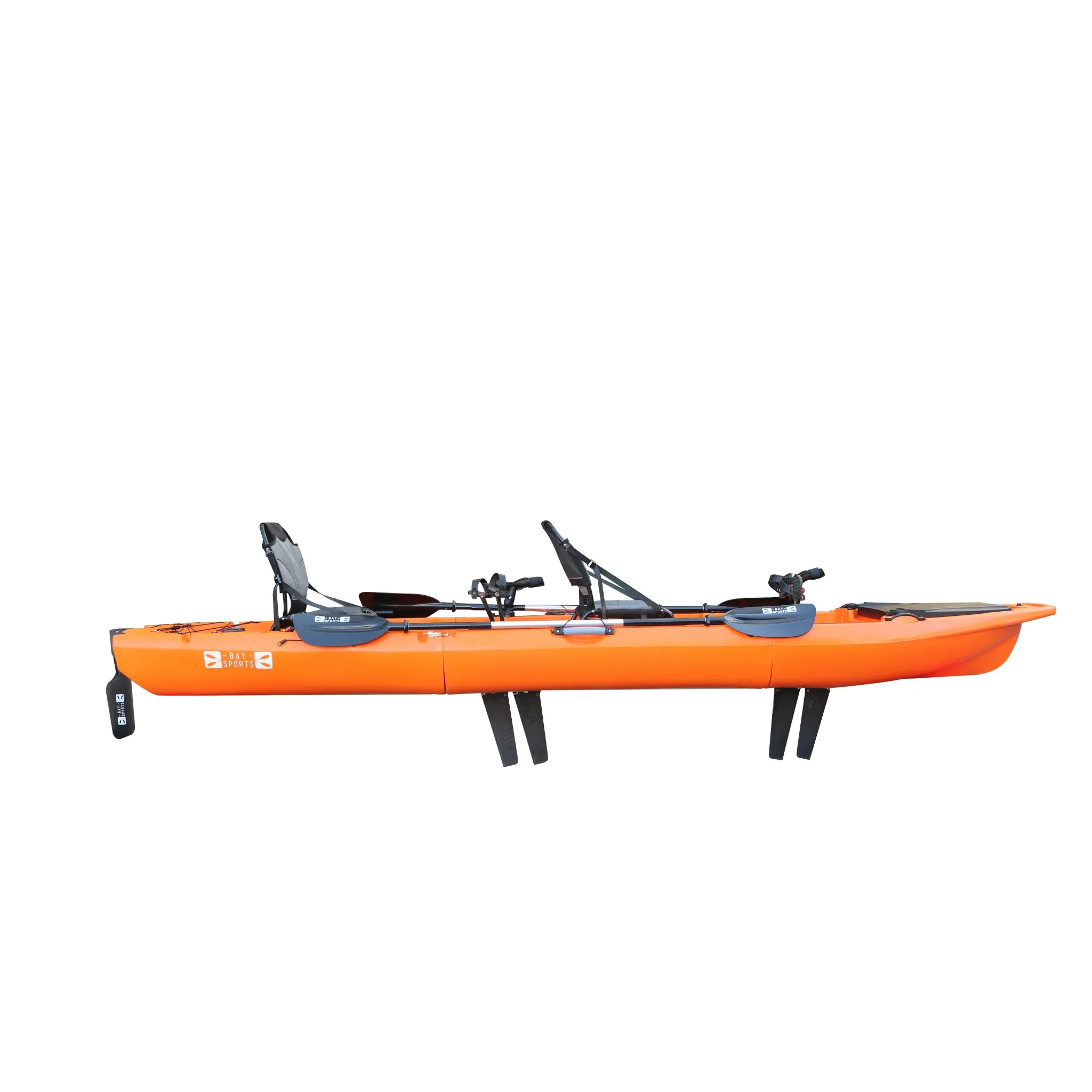 Pedal Pro Fish Modular - 4.2m Tandem Flap-Powered Fishing Kayak