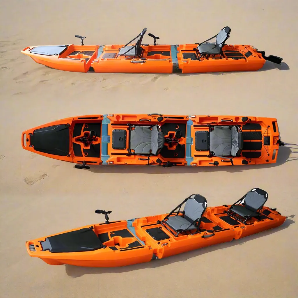 Pedal Pro Fish Modular - 4.2m Tandem Flap-Powered Fishing Kayak