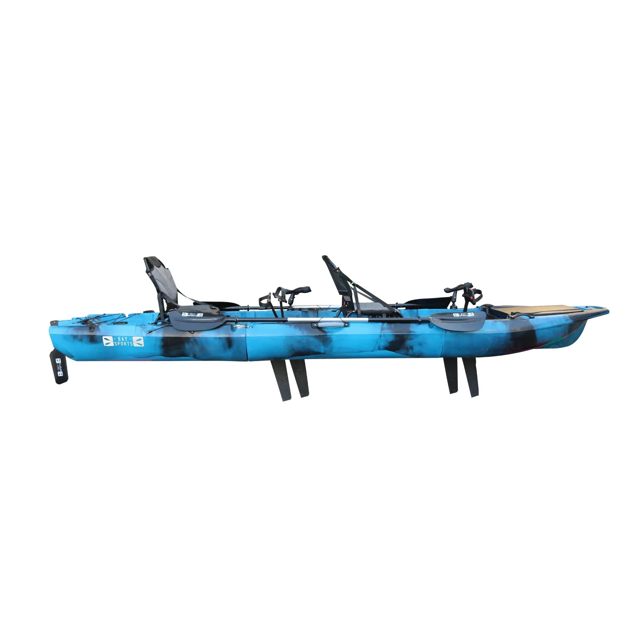 Pedal Pro Fish Modular - 4.2m Tandem Flap-Powered Fishing Kayak