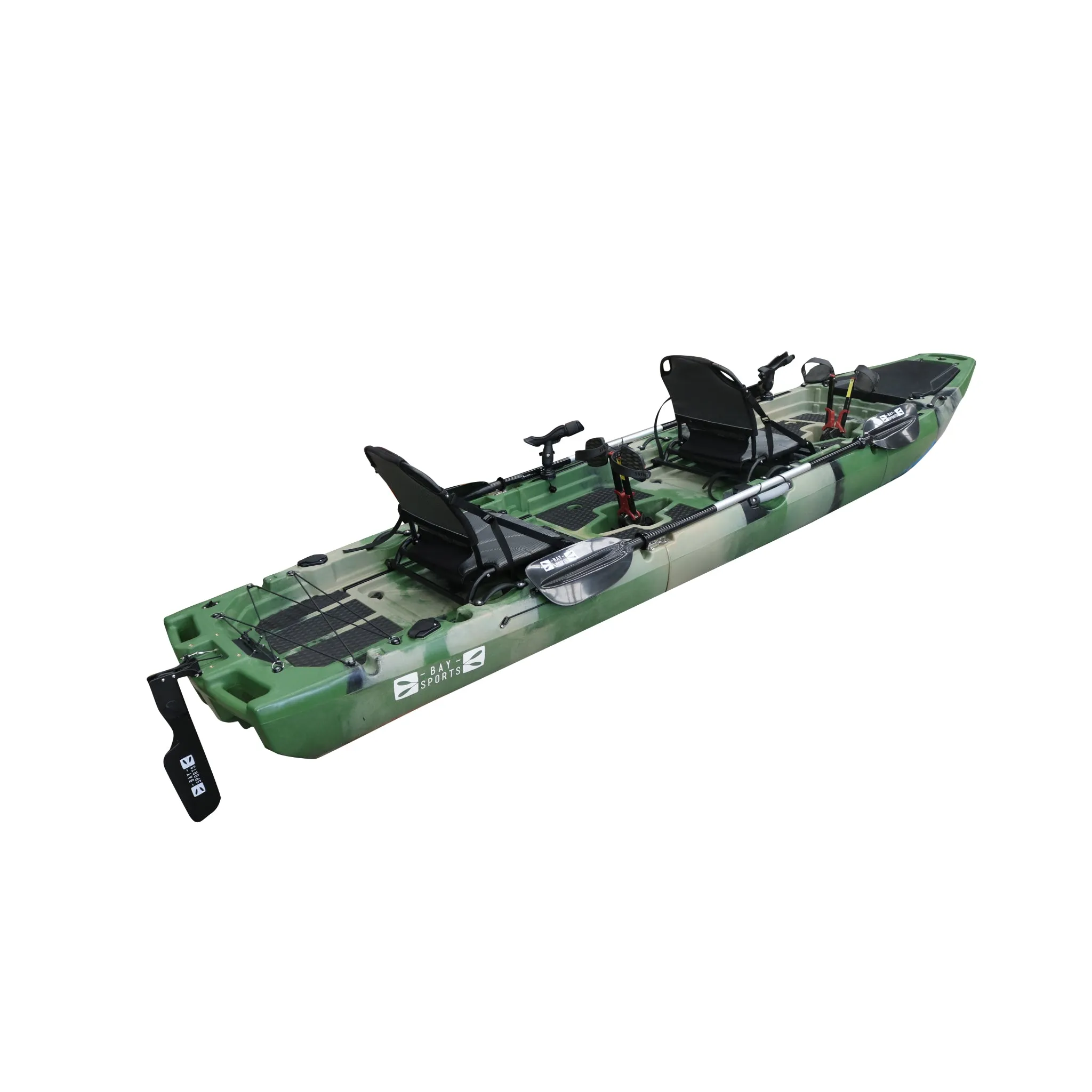 Pedal Pro Fish Modular - 4.2m Tandem Flap-Powered Fishing Kayak