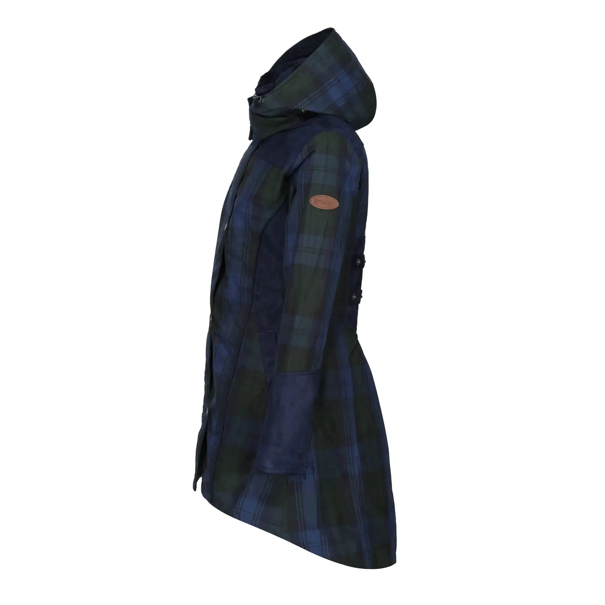 Perdita Check Waterproof Coat