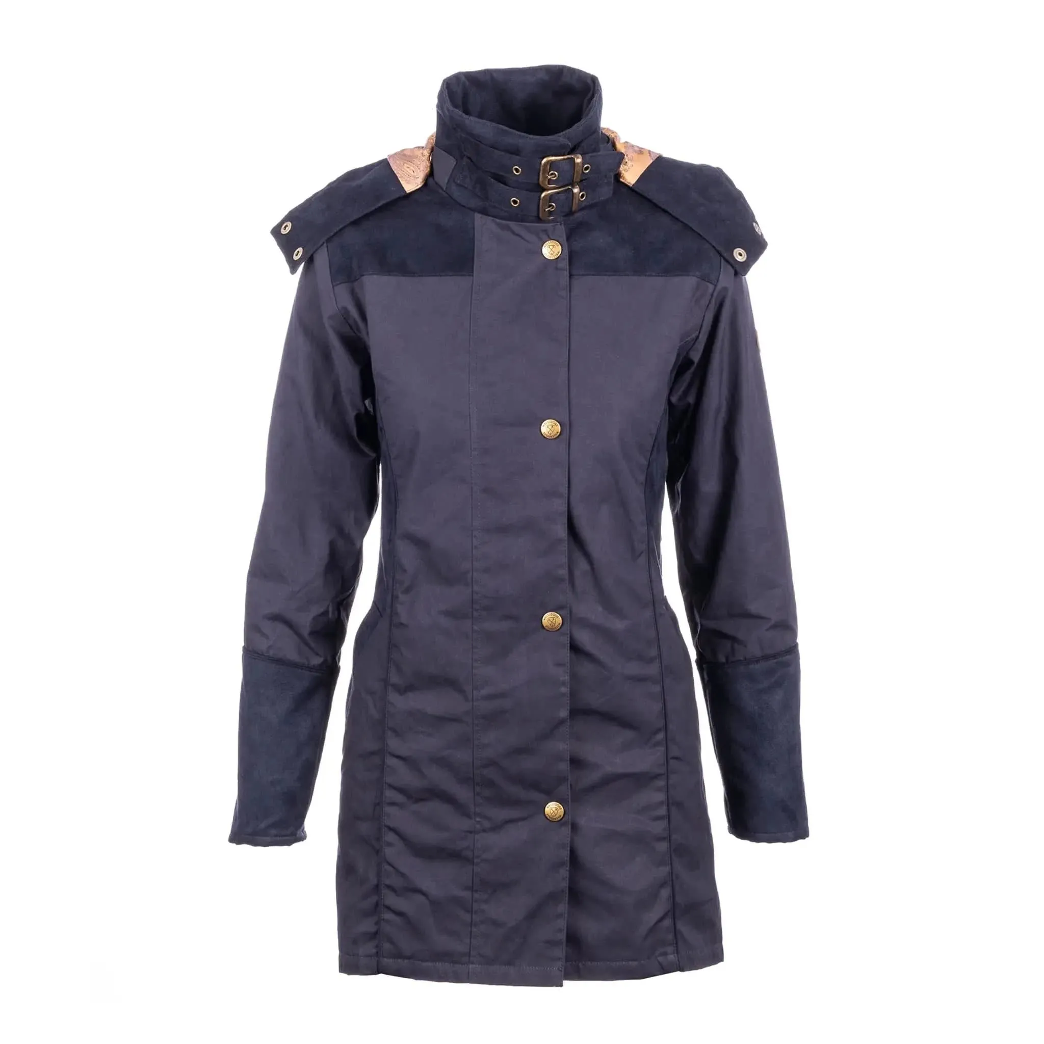 Perdita Navy Waterproof Coat