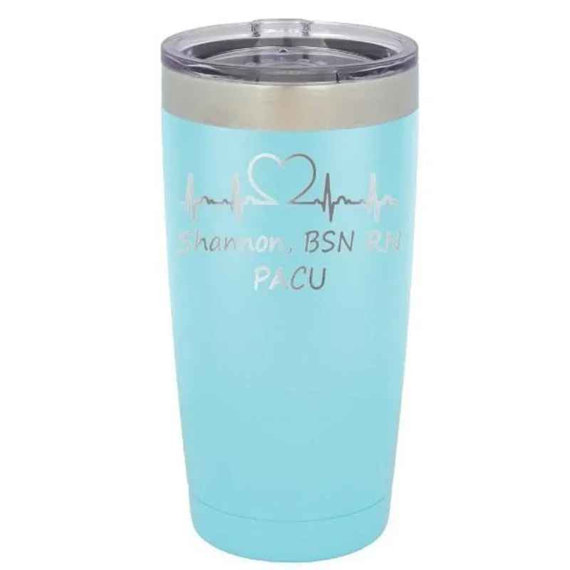 Personalized 20 ounce Nurse Tumbler