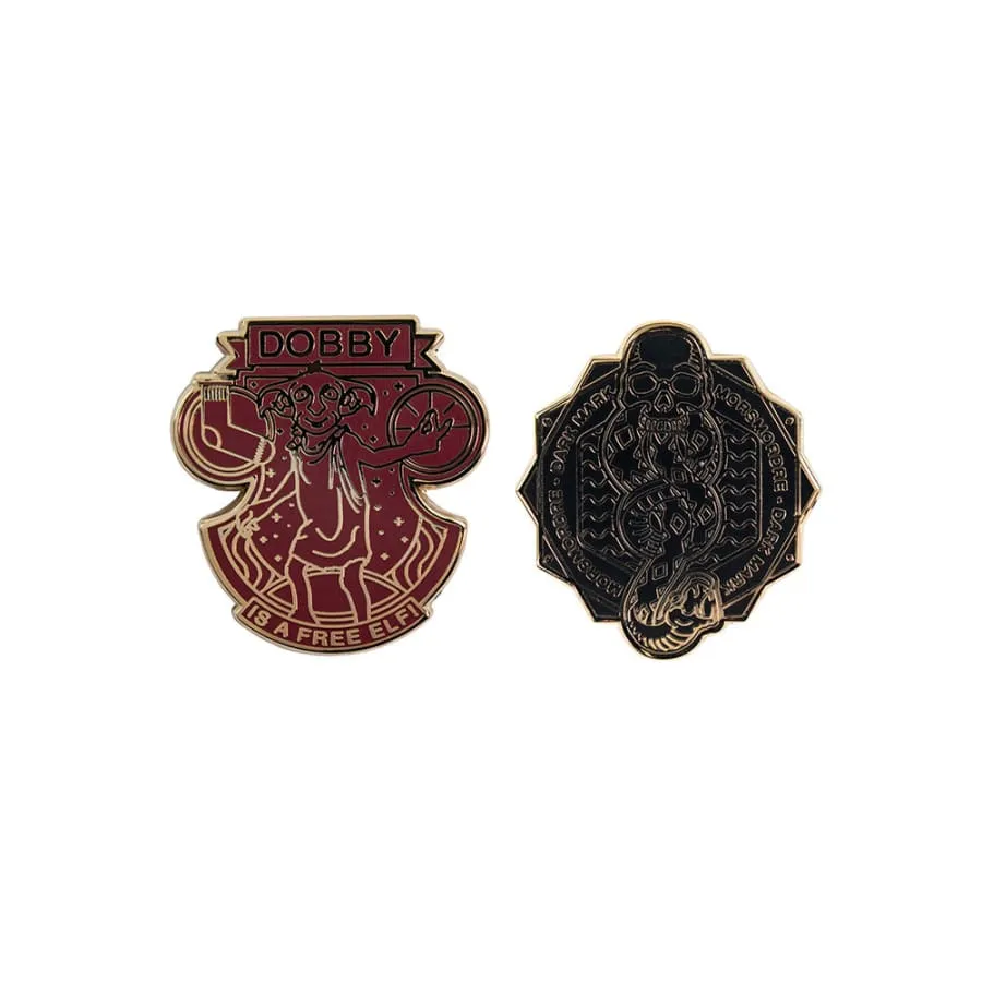 Pin Kings Harry Potter Enamel Pin Badge Set 1.3 - Dark Mark & Dobby