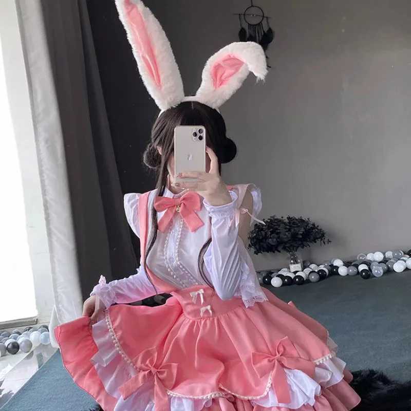 Pink Bunny Maiden Cosplay Set