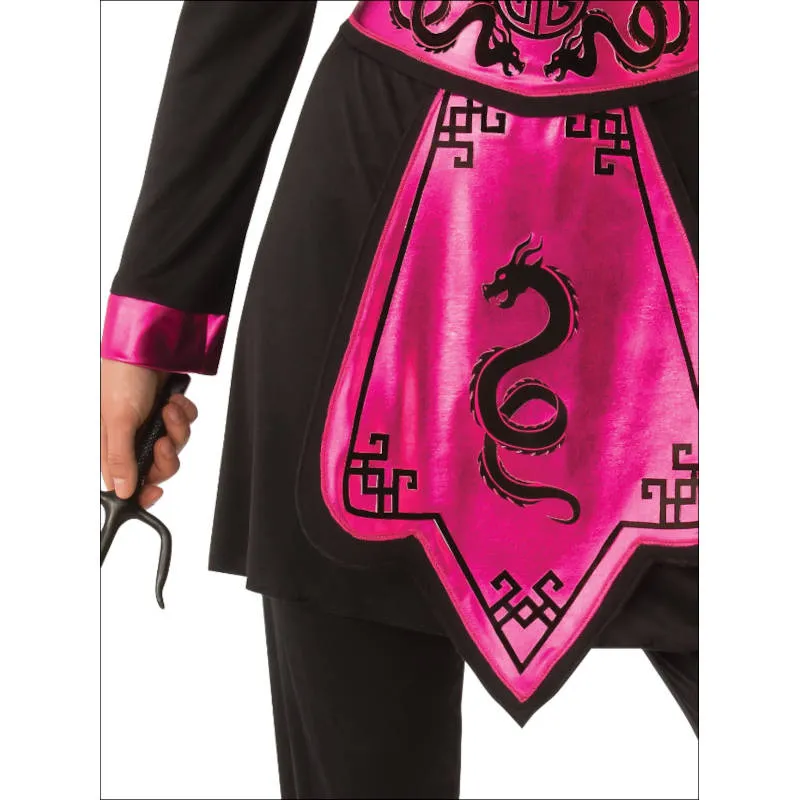 Pink Ninja Warrior Costume - Ladies