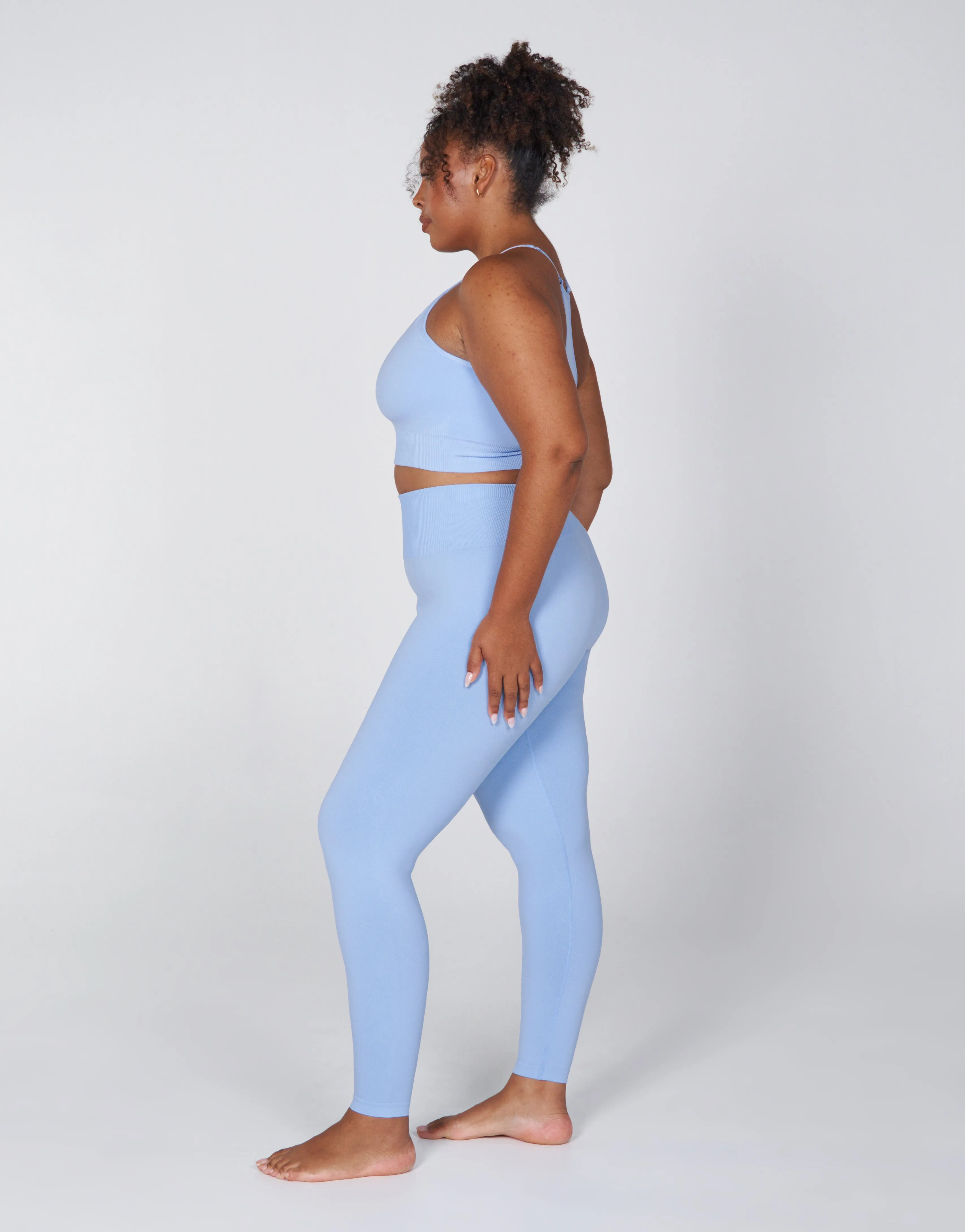 Premium Seamless Favourites Tights - Baby Blue