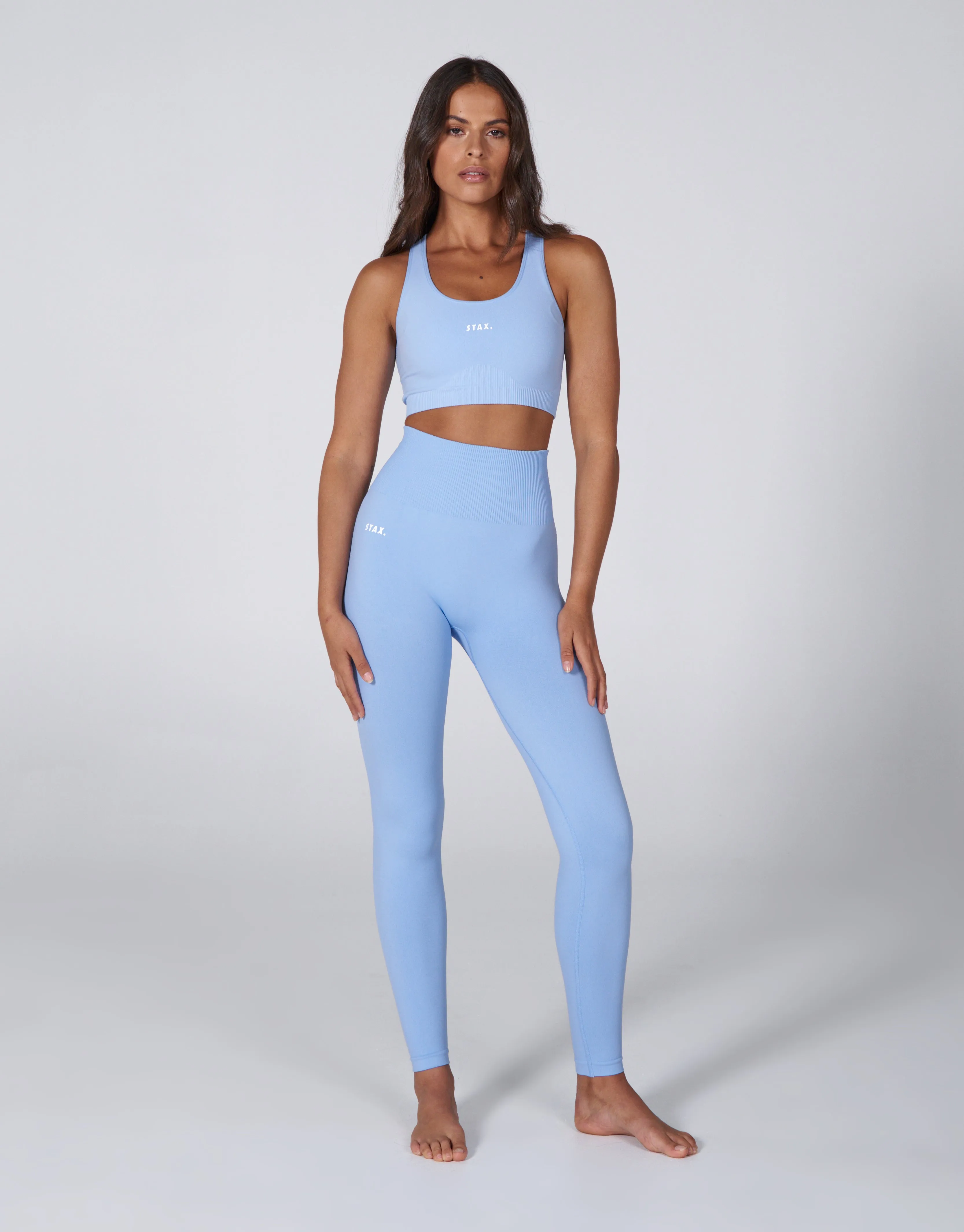 Premium Seamless Favourites Tights - Baby Blue