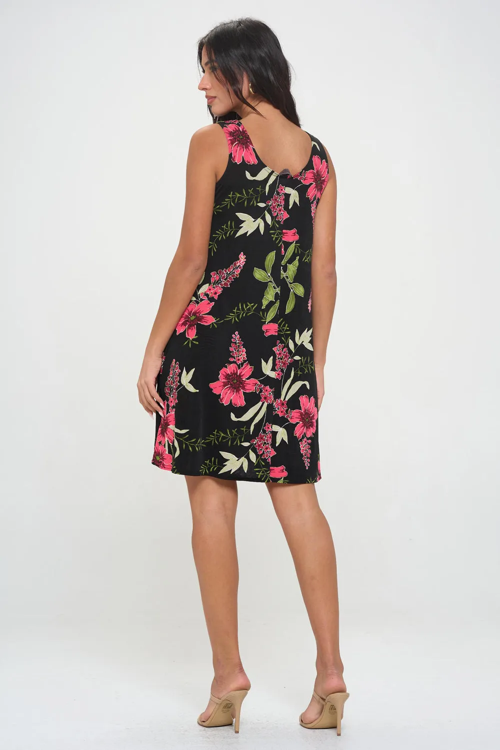 Print Missy Tank Dress-7003BN-TRP1-W431