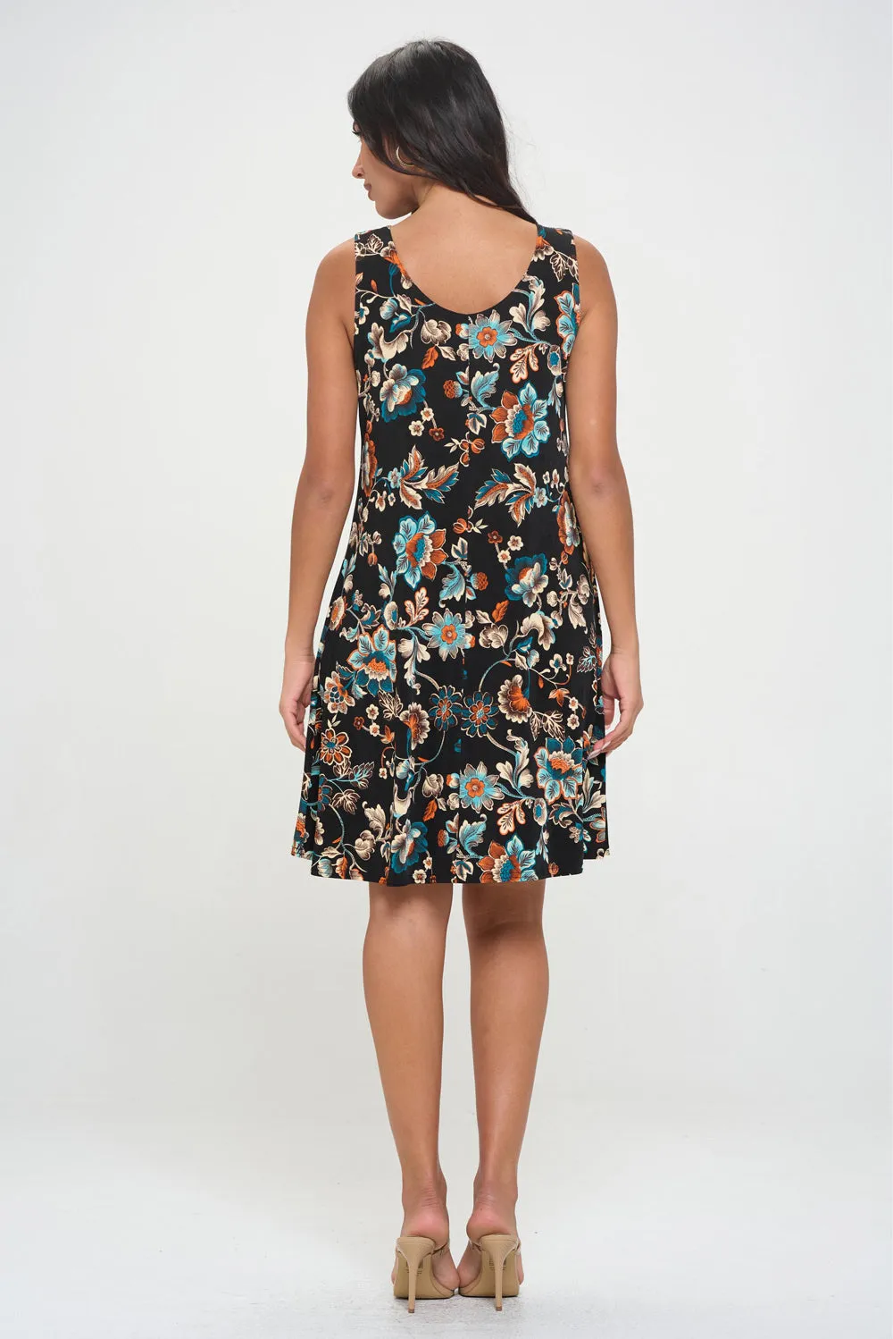 Print Missy Tank Dress-7003BN-TRP1-W434