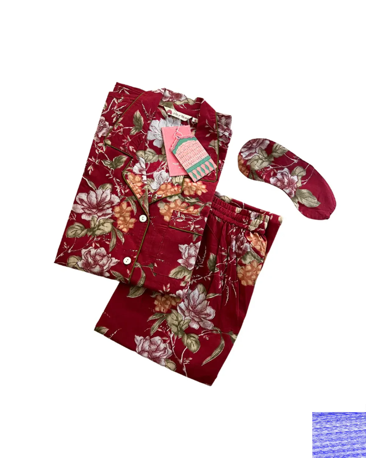 Raja Park PJ Set | Limited Edition | Holiday Red