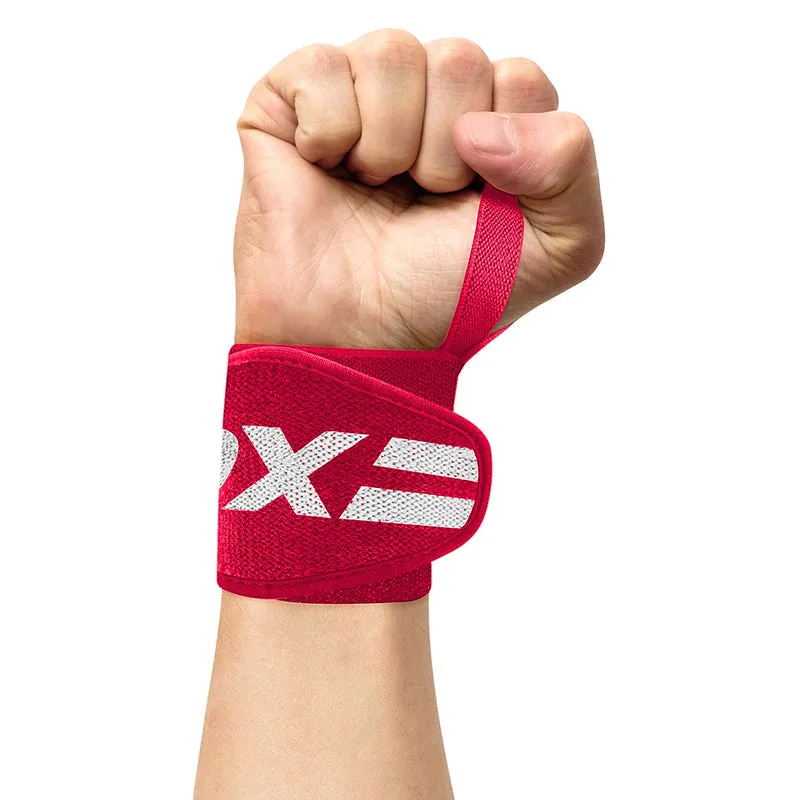 RDX W2 Powerlifting Wrist Wraps Pink for Women