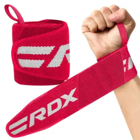 RDX W2 Powerlifting Wrist Wraps Pink for Women