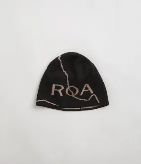 ROA Logo Beanie - Brown