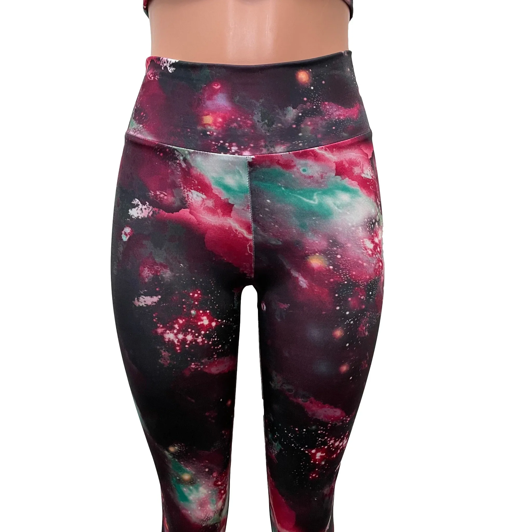 SALE - New Galaxy Spandex Bell Bottom Flares - High Waisted