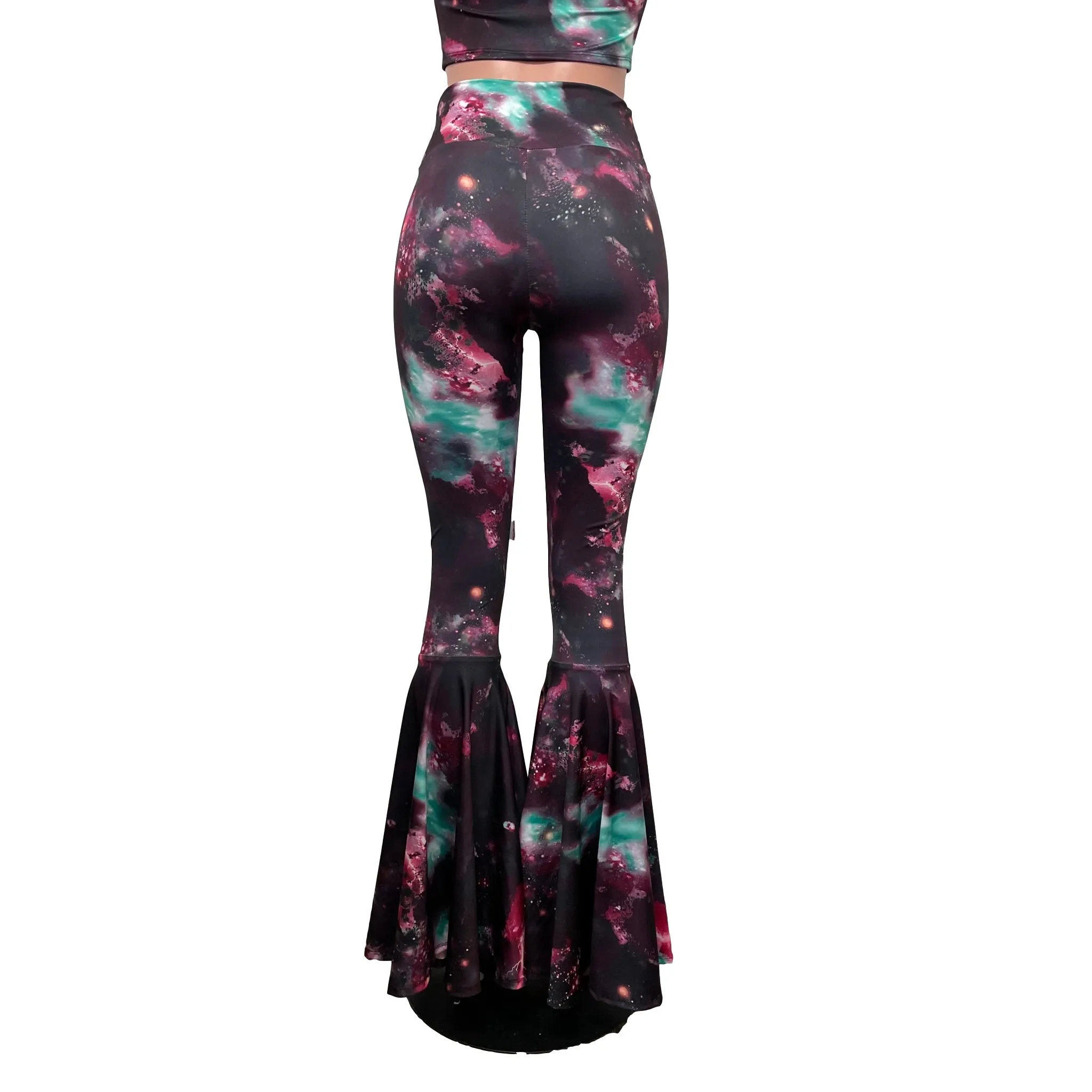 SALE - New Galaxy Spandex Bell Bottom Flares - High Waisted