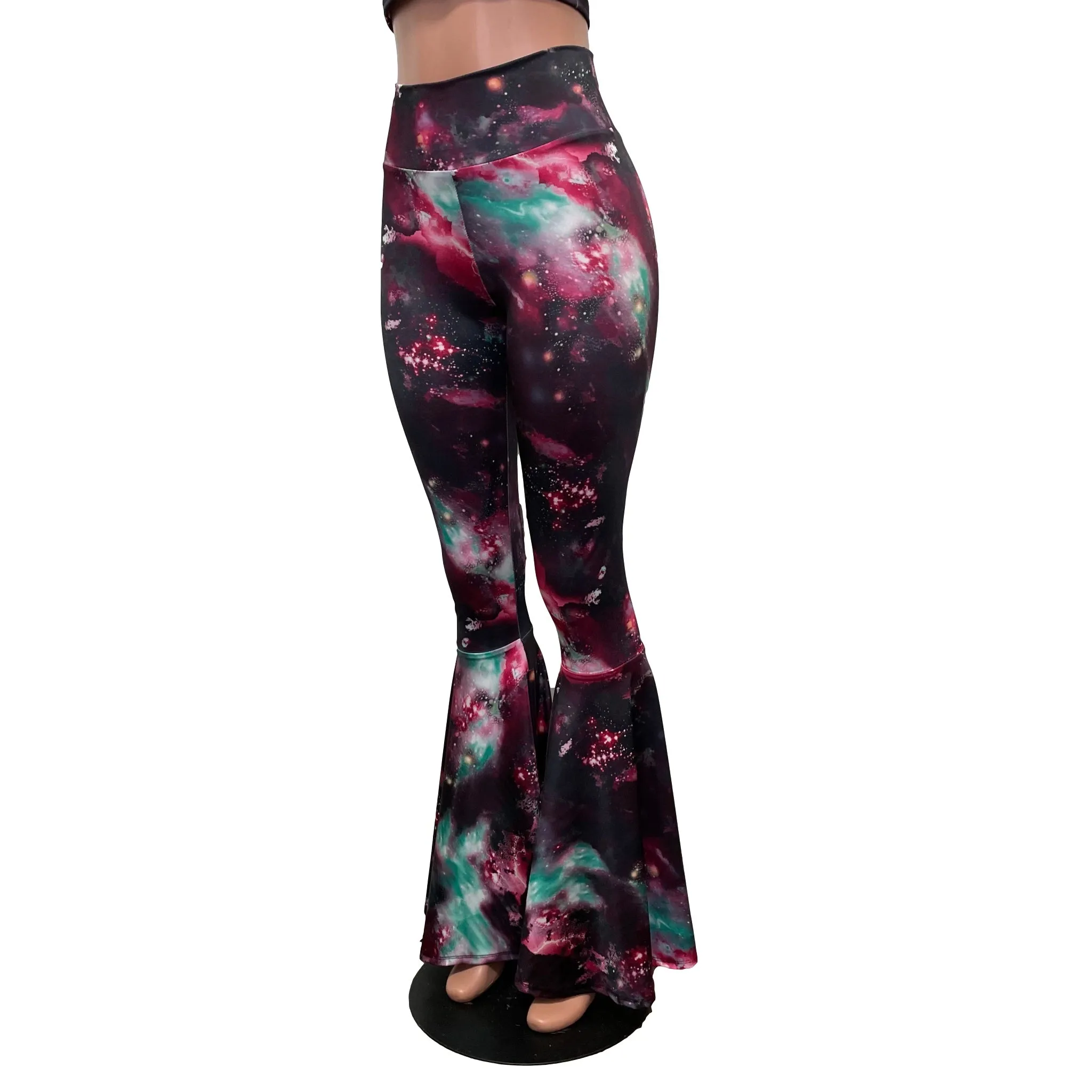 SALE - New Galaxy Spandex Bell Bottom Flares - High Waisted