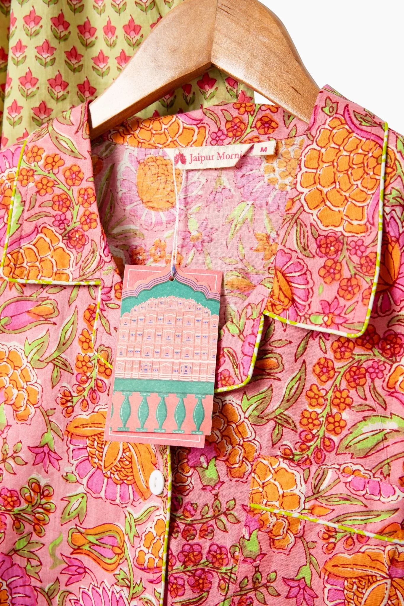 Shanti PJ Set | Exclusive Limited Edition | Tangerine Garden