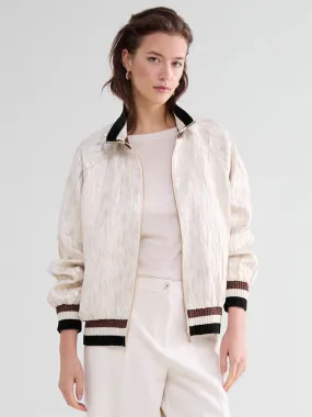 Summum Jacquard Jacket Ivory