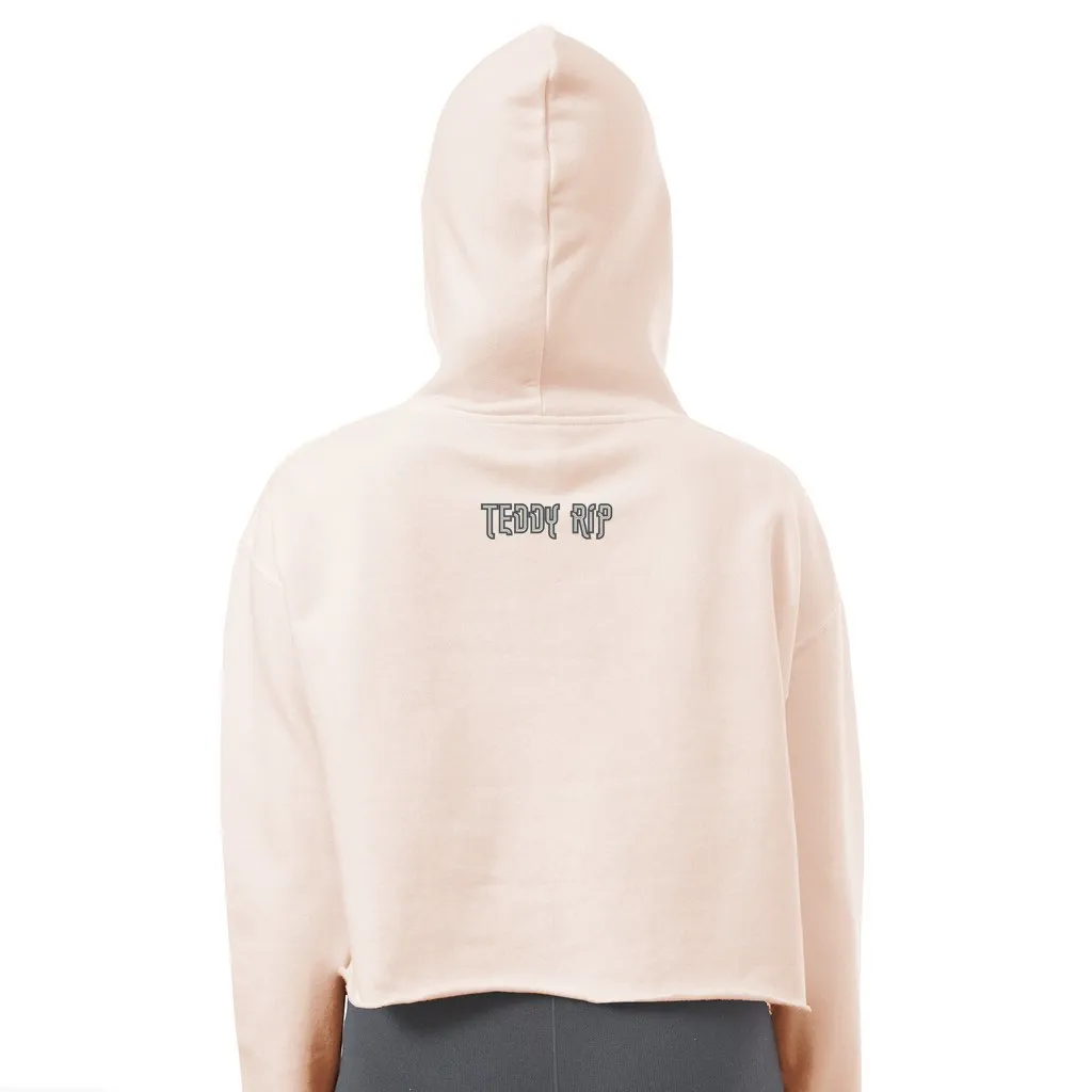 Teddy Rip Women's Crop Hoodie