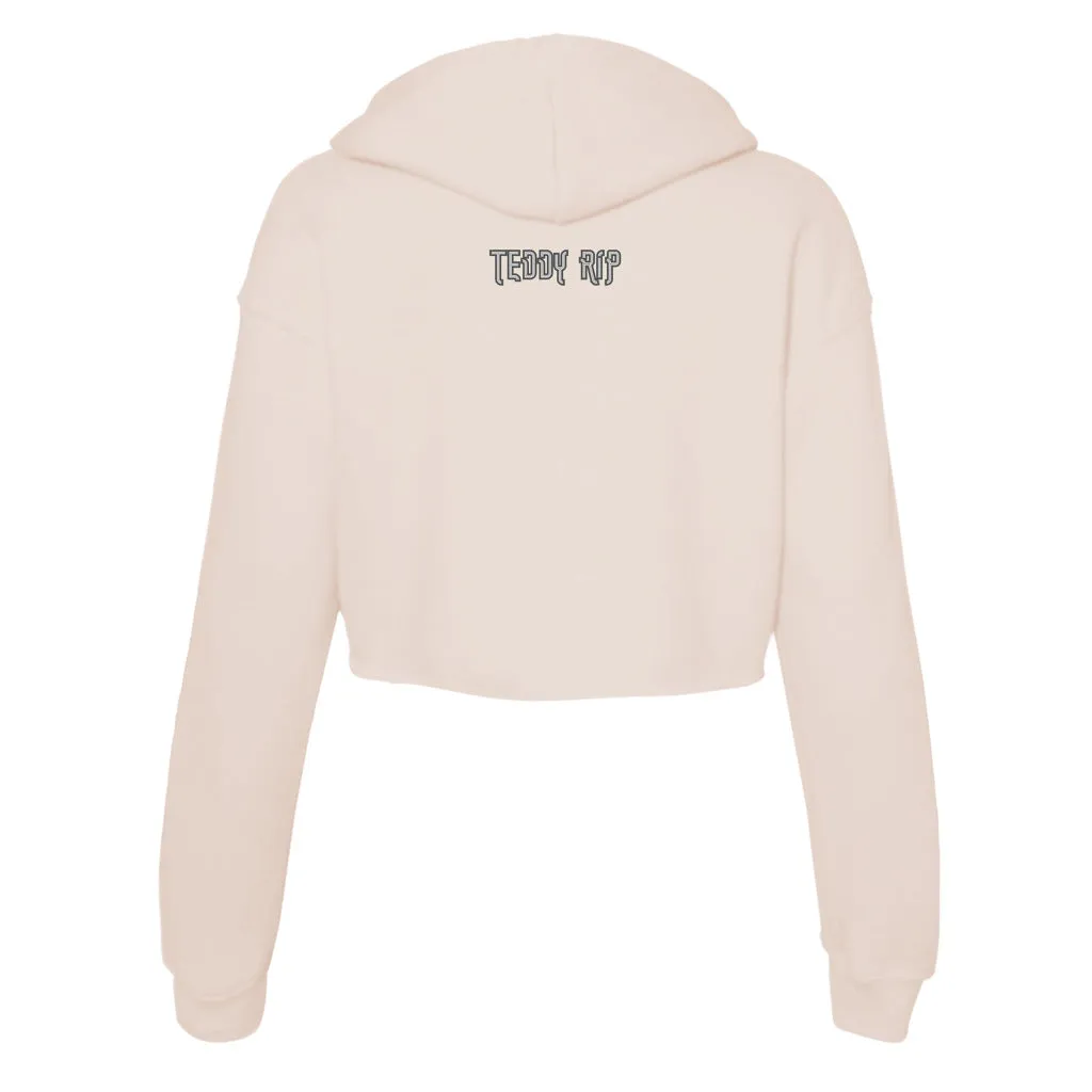 Teddy Rip Women's Crop Hoodie