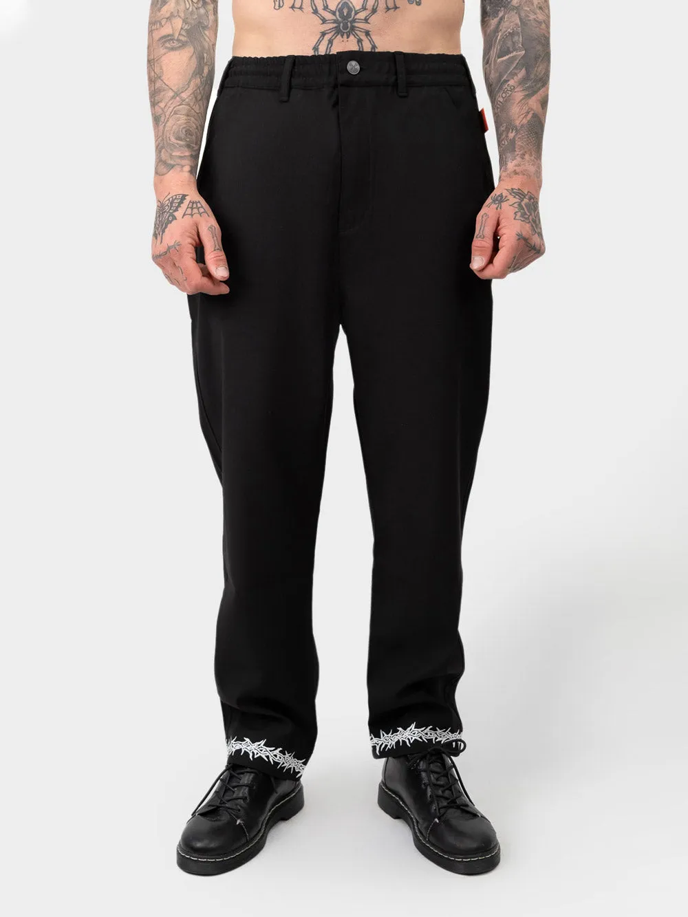 Thorn Straight Leg Pant - Black