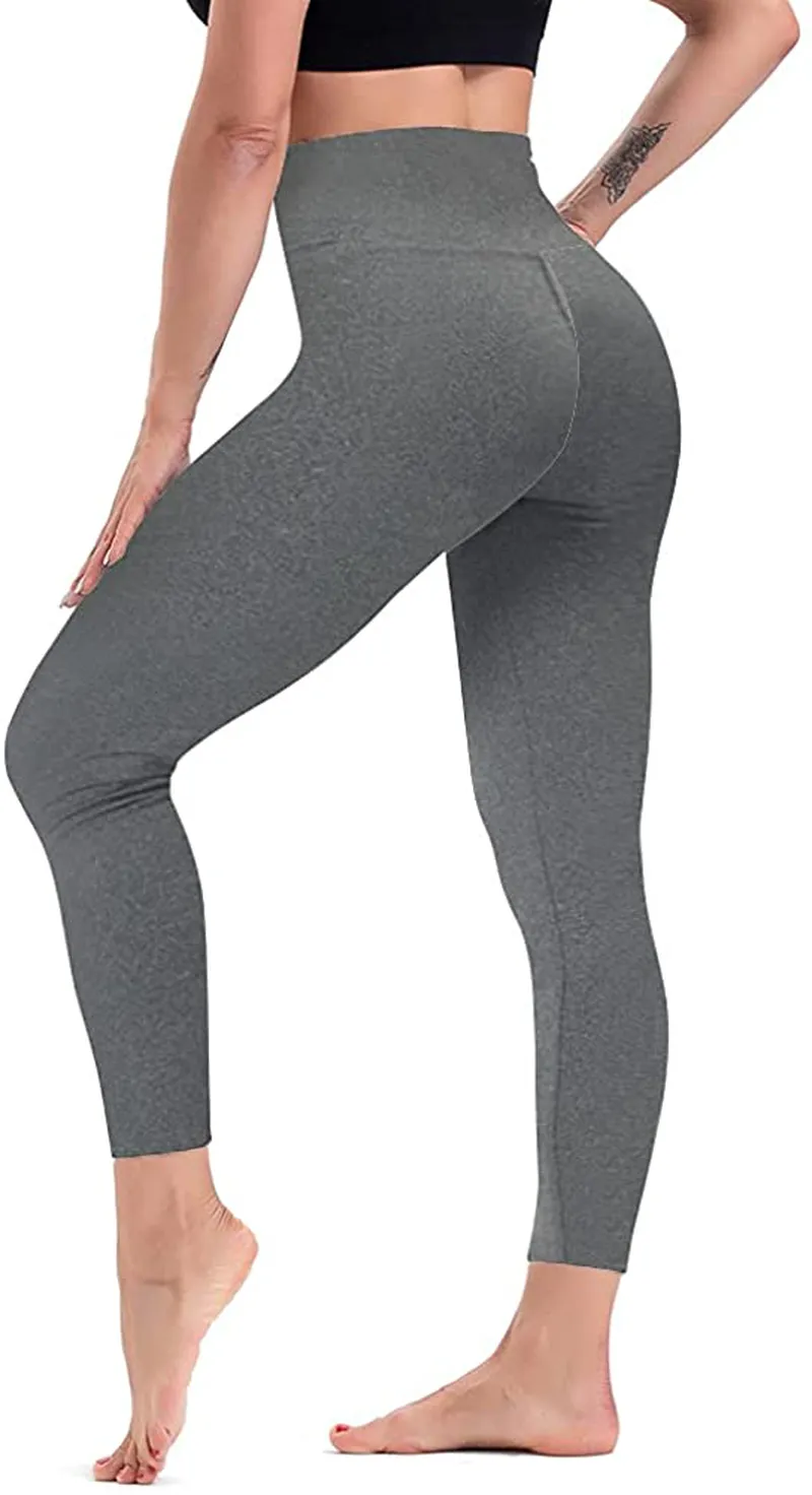 TNNZEET High Waisted Pattern Leggings for Women - Buttery Soft Tummy Control Printed Pants for Workout Yoga