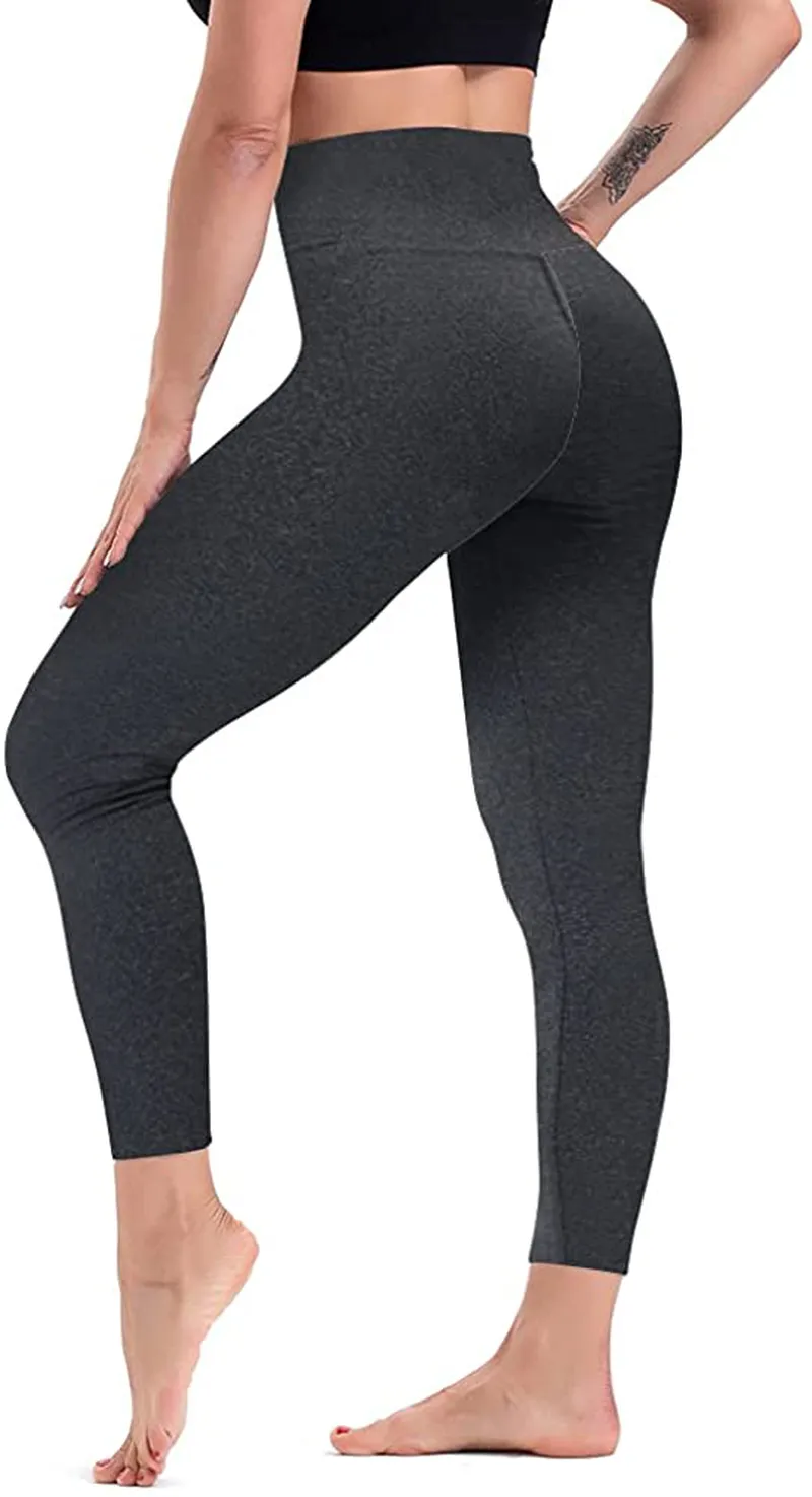 TNNZEET High Waisted Pattern Leggings for Women - Buttery Soft Tummy Control Printed Pants for Workout Yoga