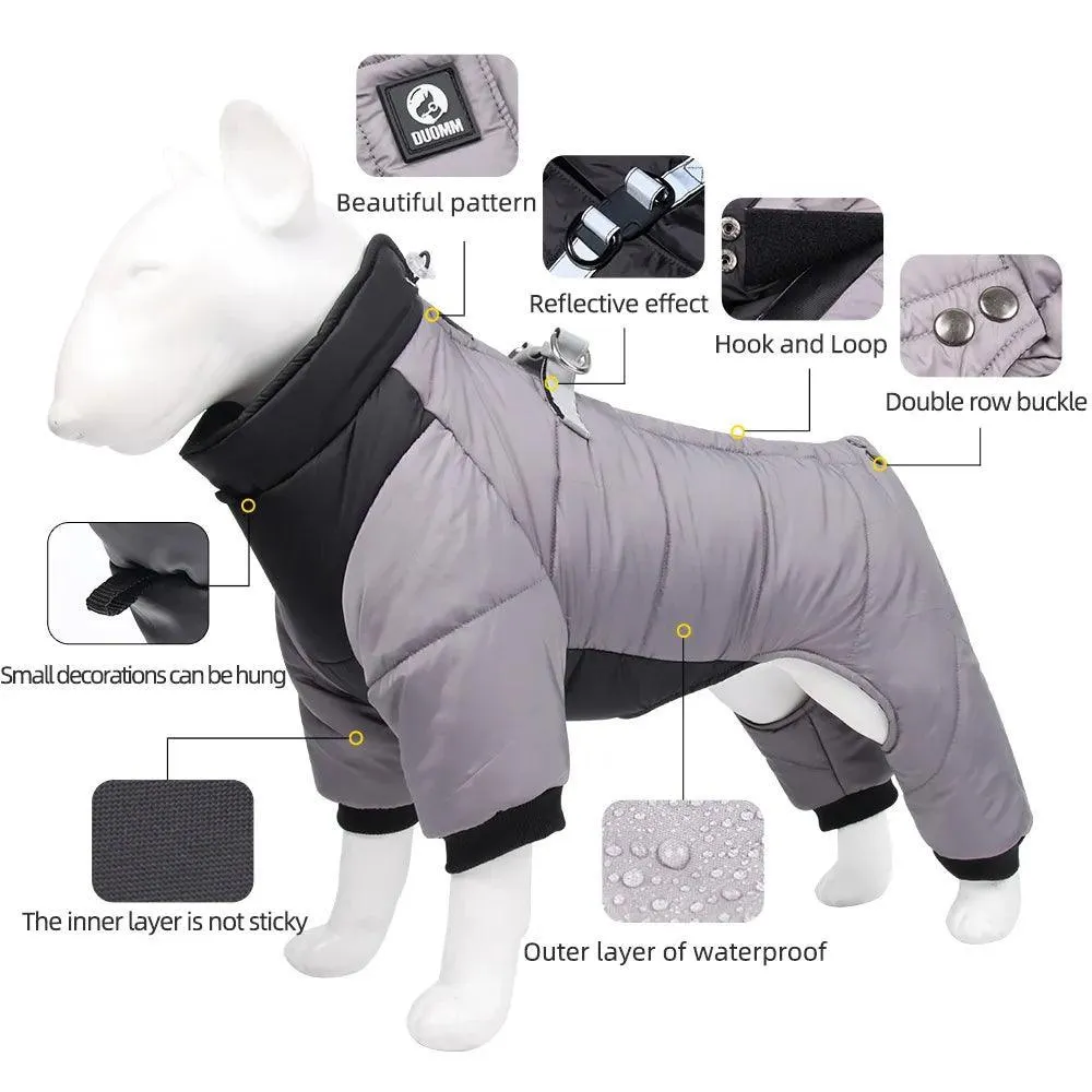 Winter Dog Jacket: Stylish Coat for Small to Medium Breeds - Warm & Cozy Outdoor Pet Gear