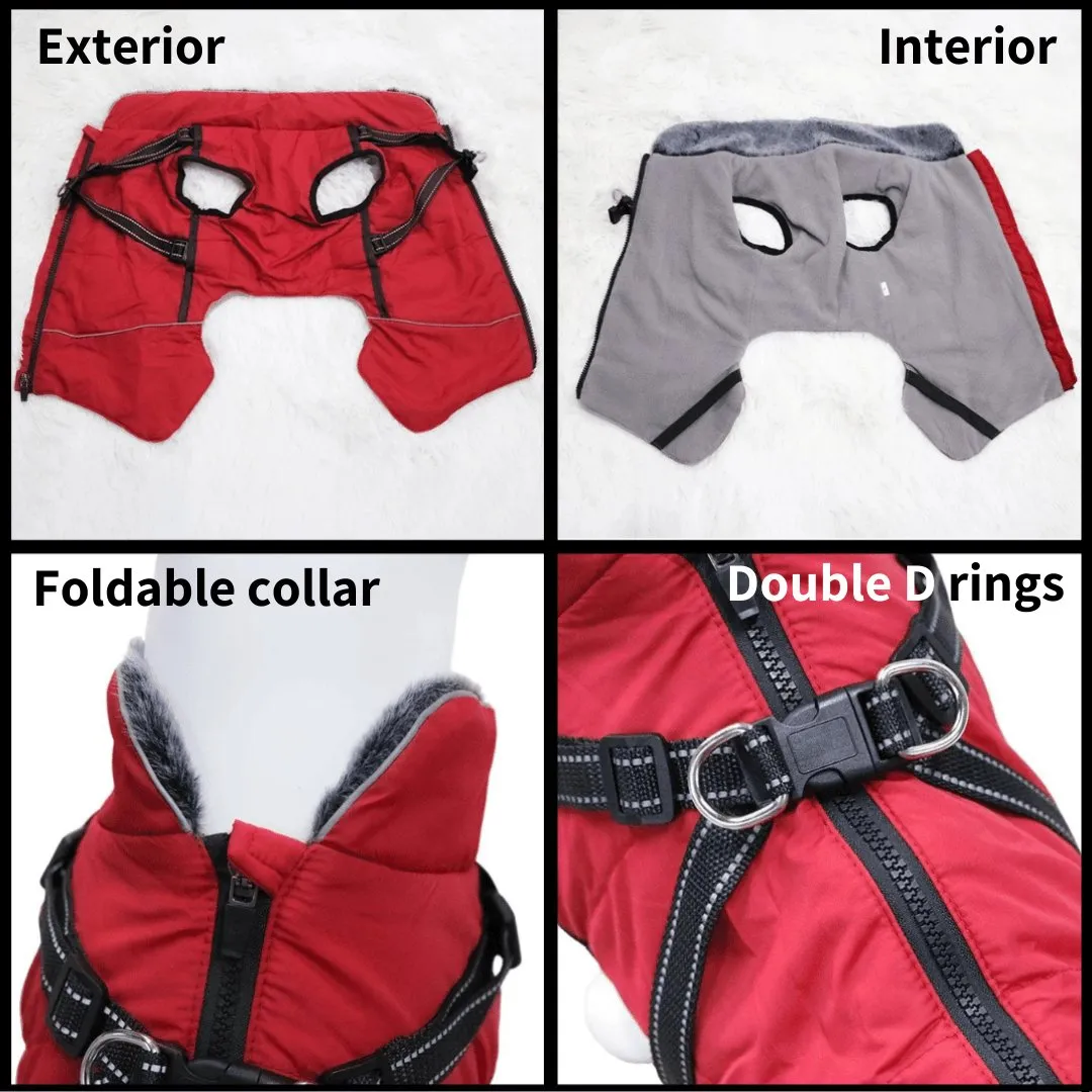 Winter Vest With Harness