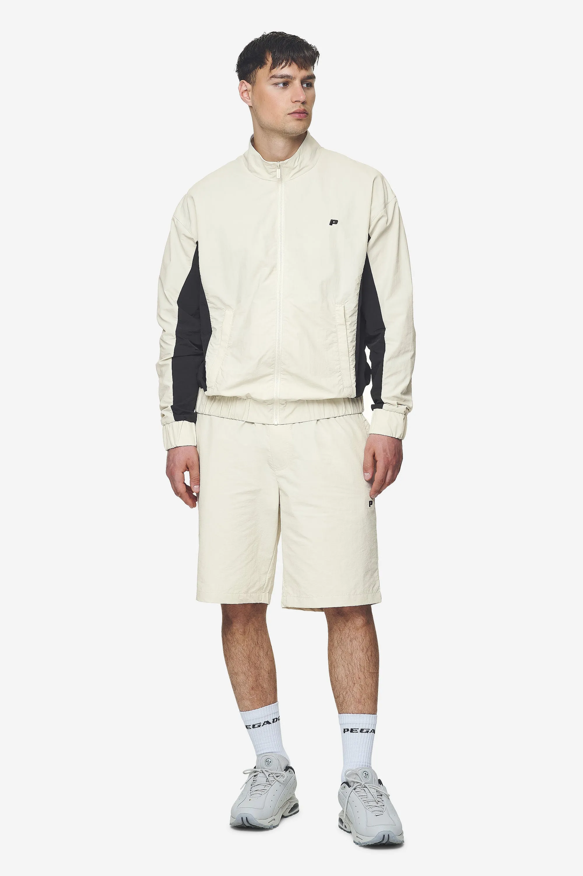 Wolsey Track Jacket Salty Cream Black