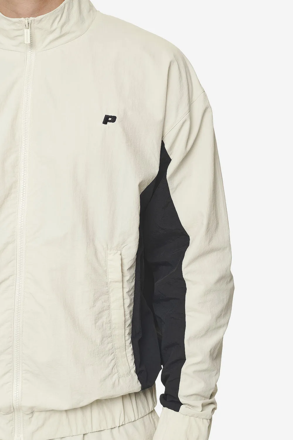 Wolsey Track Jacket Salty Cream Black