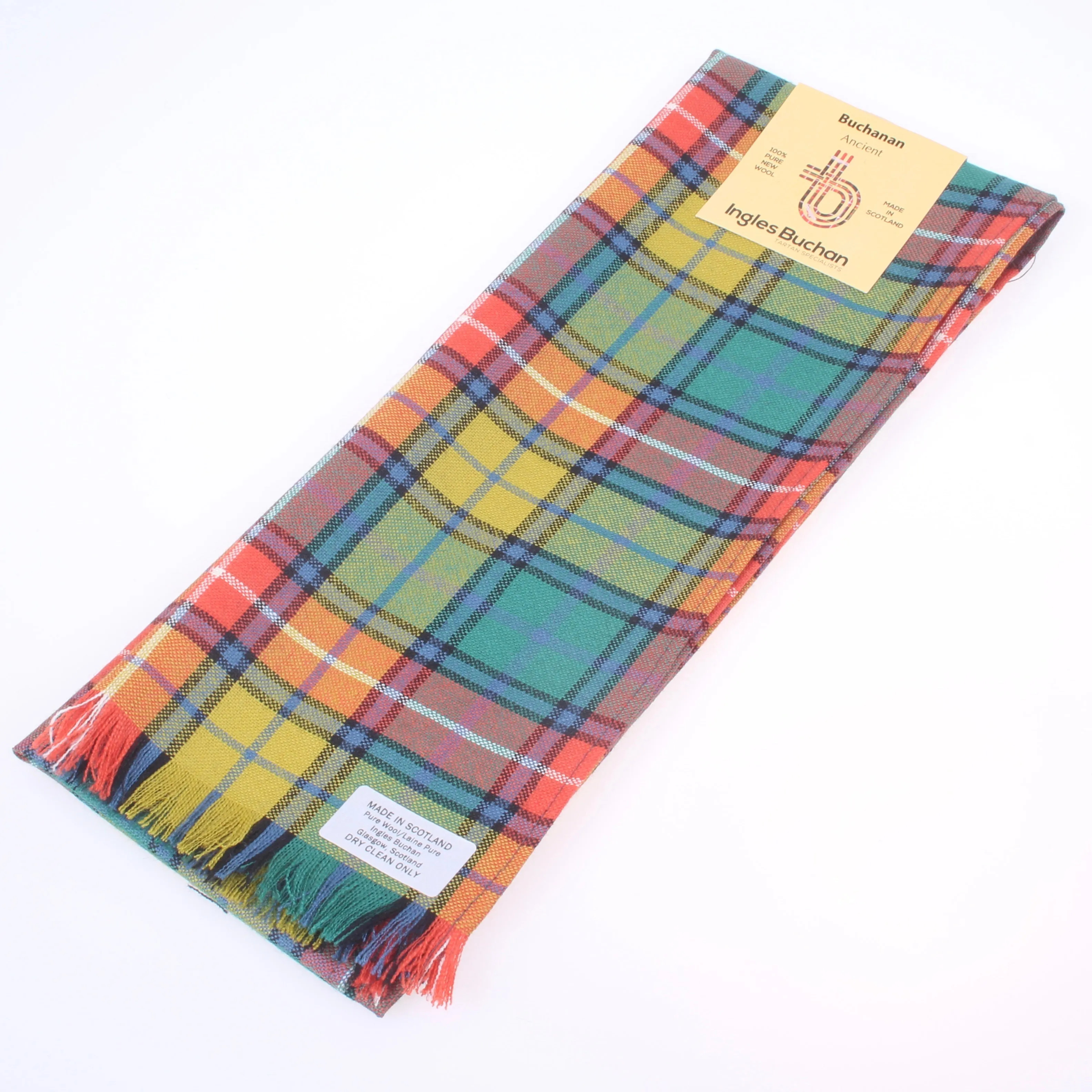 Wool Scarf in Buchanan Ancient Tartan