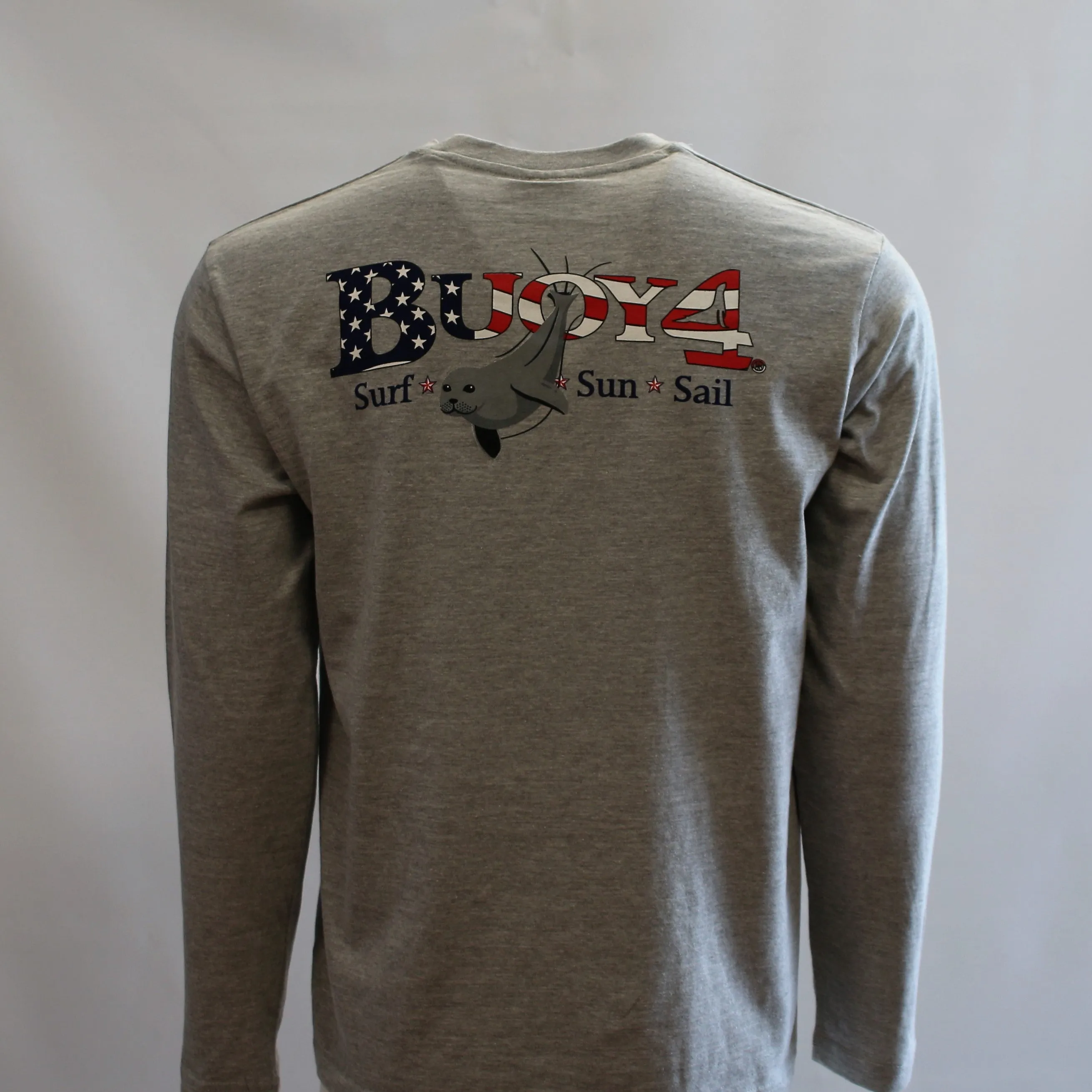 Youth Gray Surf*Sun*Sail - Long Sleeve