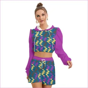 Zig & Zag Women's & Teen's Hoodie And Short Set