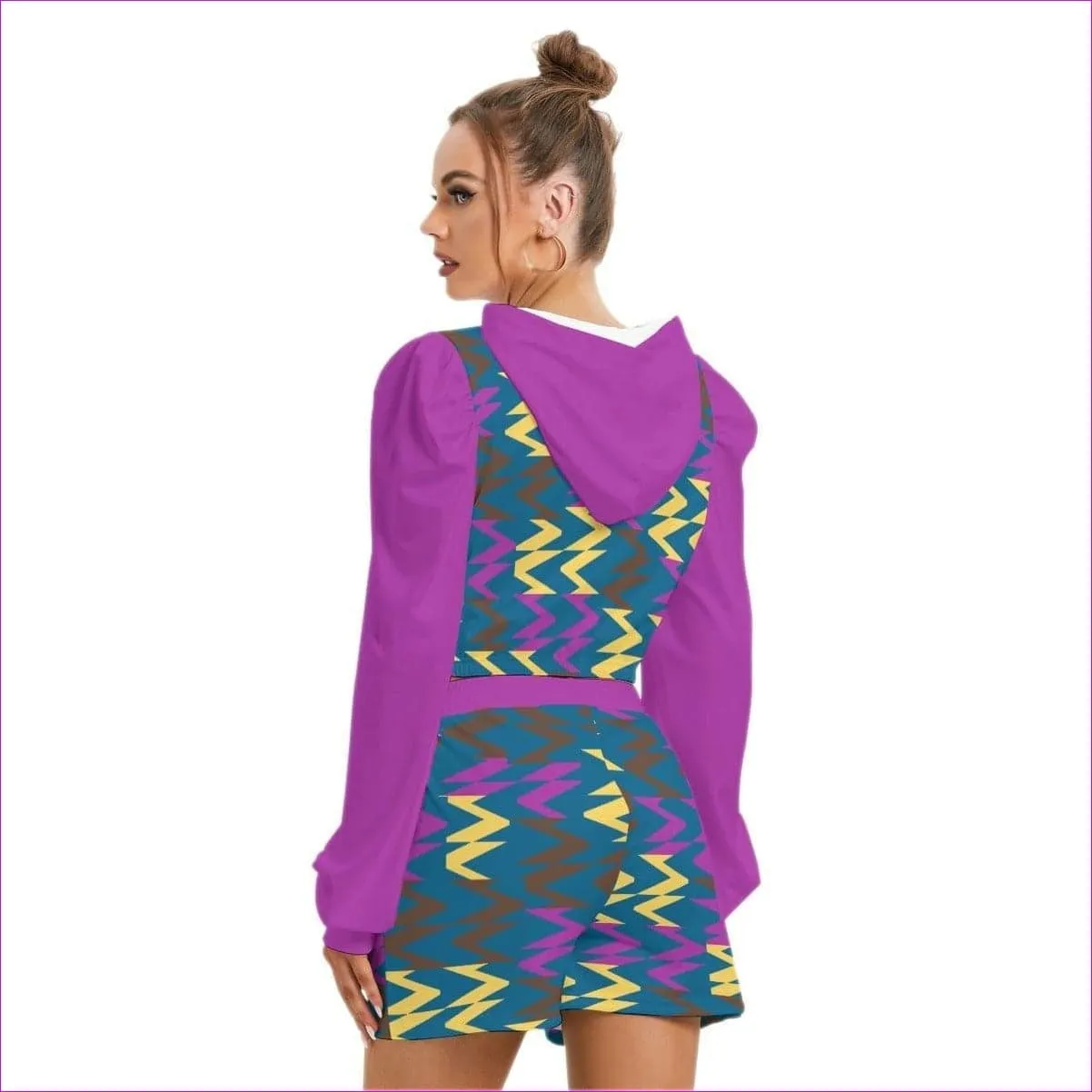 Zig & Zag Women's & Teen's Hoodie And Short Set